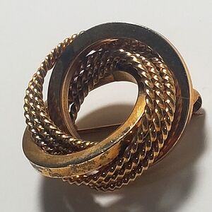 Vintage German Stamped Gold Cluster Brooch (3 For $20 SALE)